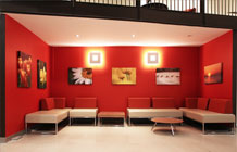 Shopify lounge wall